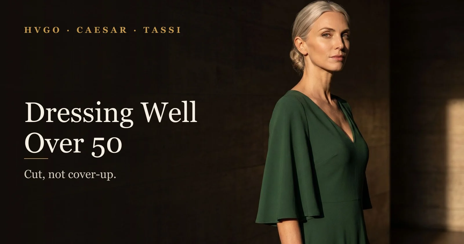 Elegant Dresses for Women Over 50 | Hugo Caesar Tassi