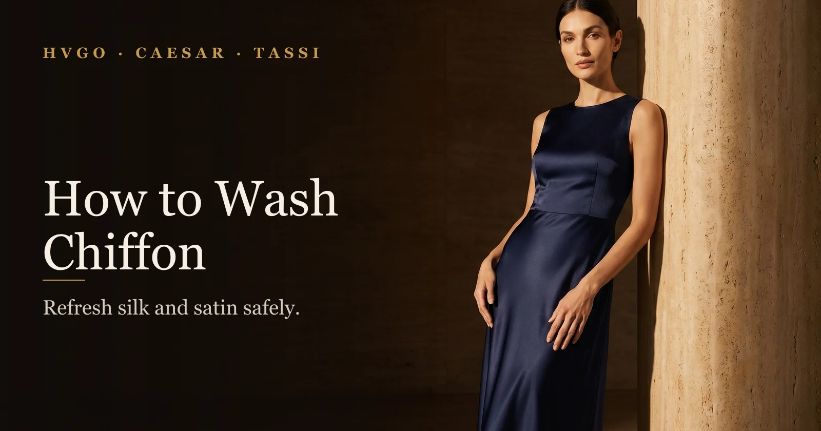 How to Wash a Chiffon Dress (& Satin, Crepe) | HCT