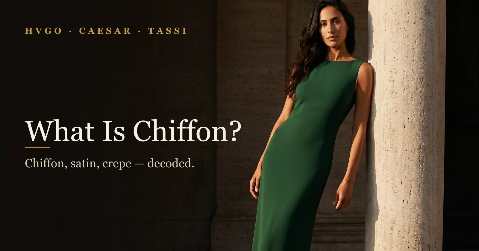 What Is Chiffon? Chiffon vs Satin vs Crepe | HCT