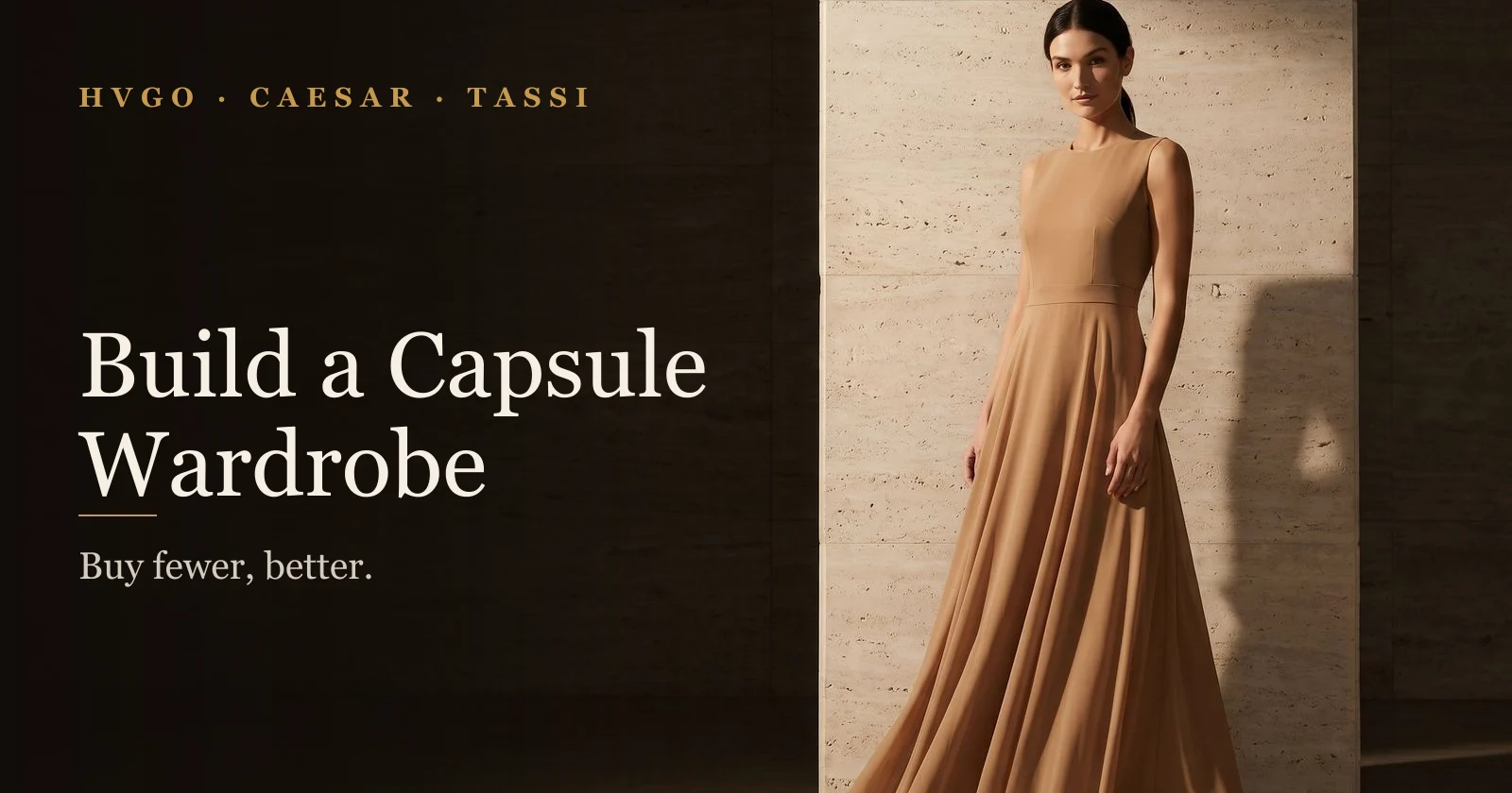 How to Build a Capsule Wardrobe | Hugo Caesar Tassi