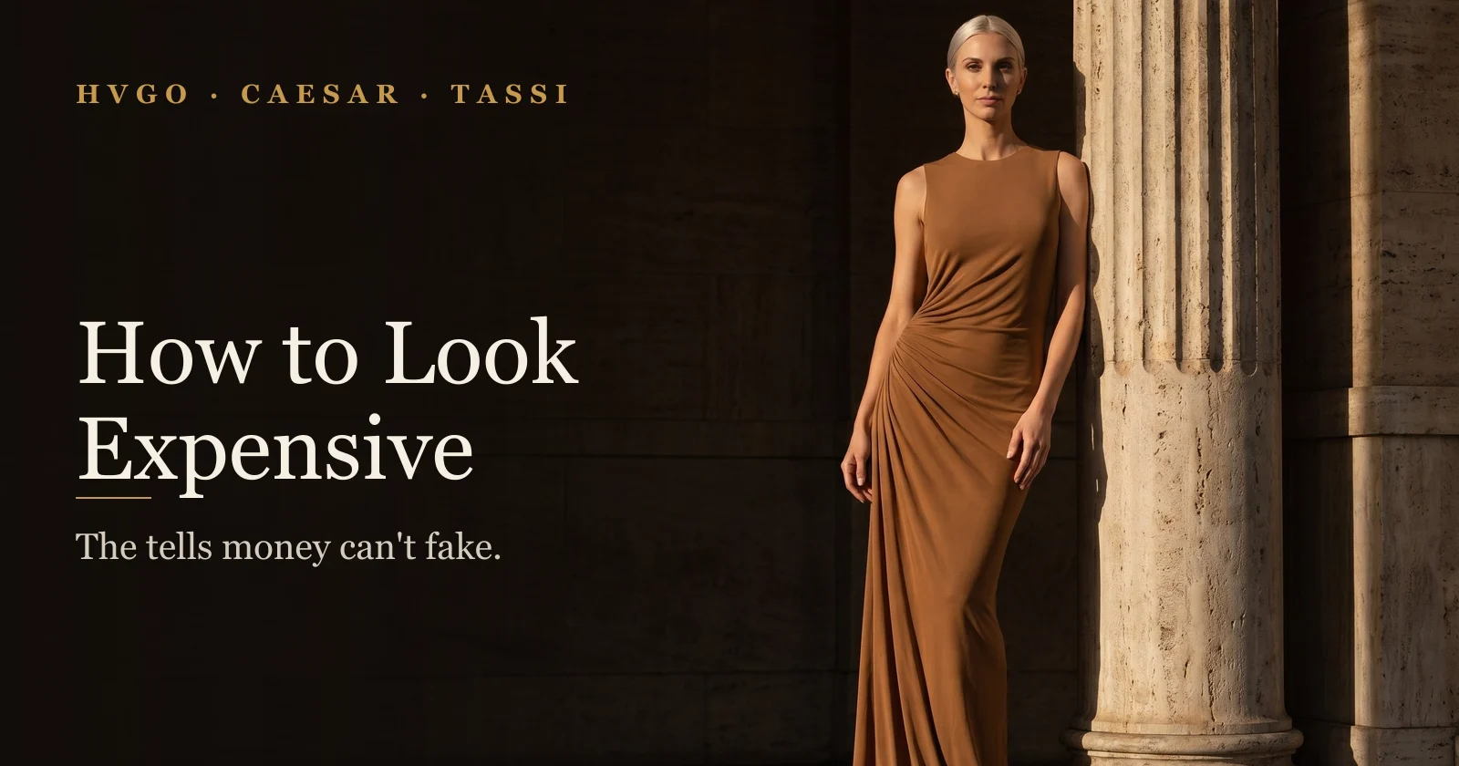 How to Look Expensive on a Budget | Hugo Caesar Tassi