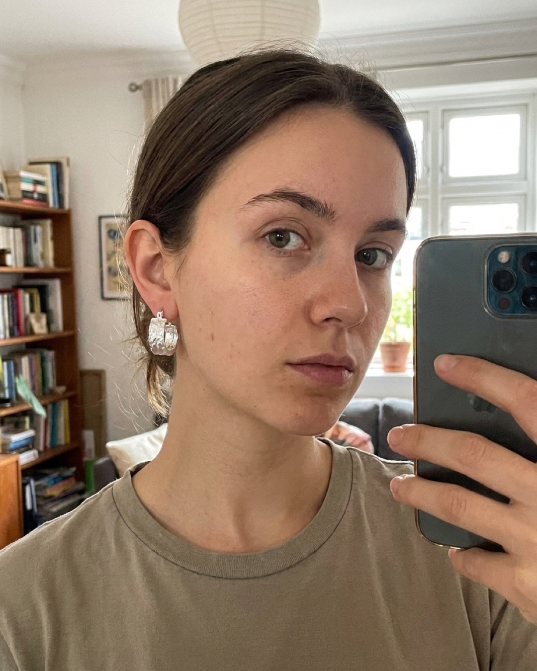 Customer selfie of the Hugo Caesar Tassi Argentea in Argento
