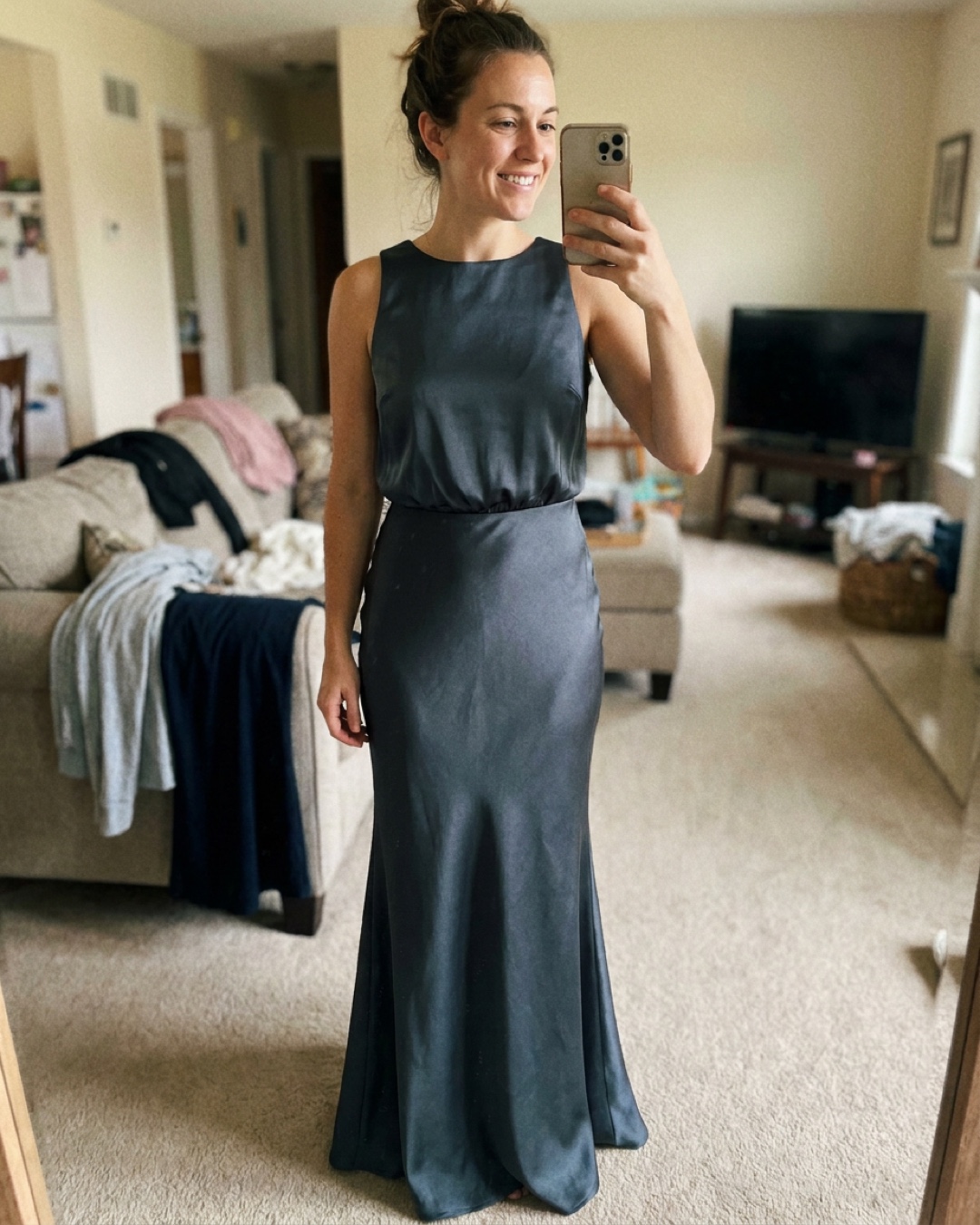 Customer selfie of the Hugo Caesar Tassi Calpurnia in Basalt