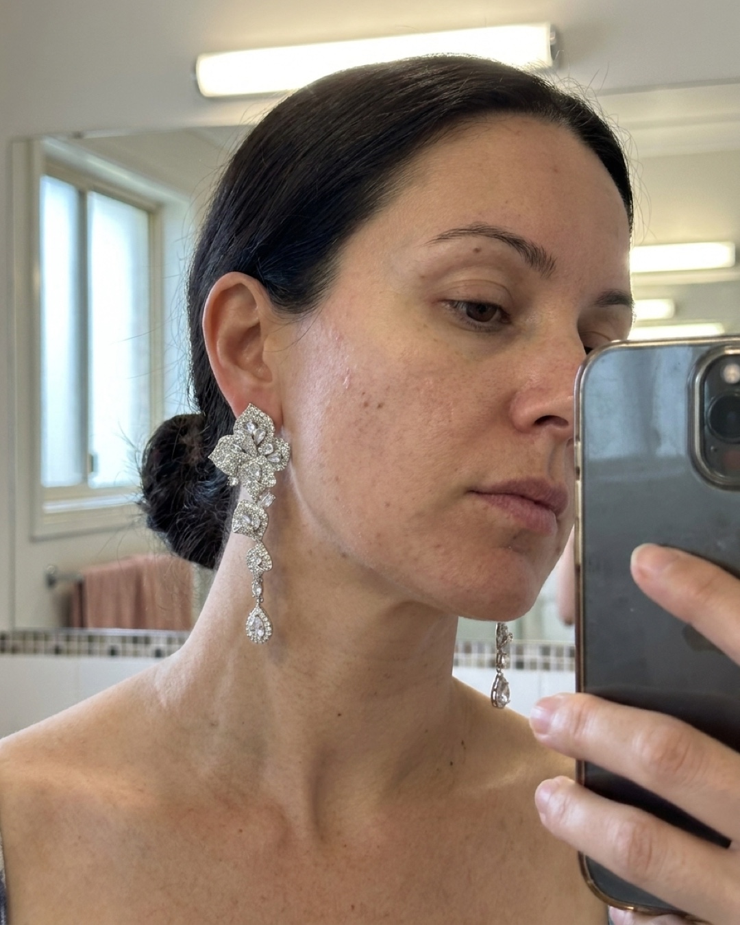 Customer selfie of the Hugo Caesar Tassi Gemma in Argento