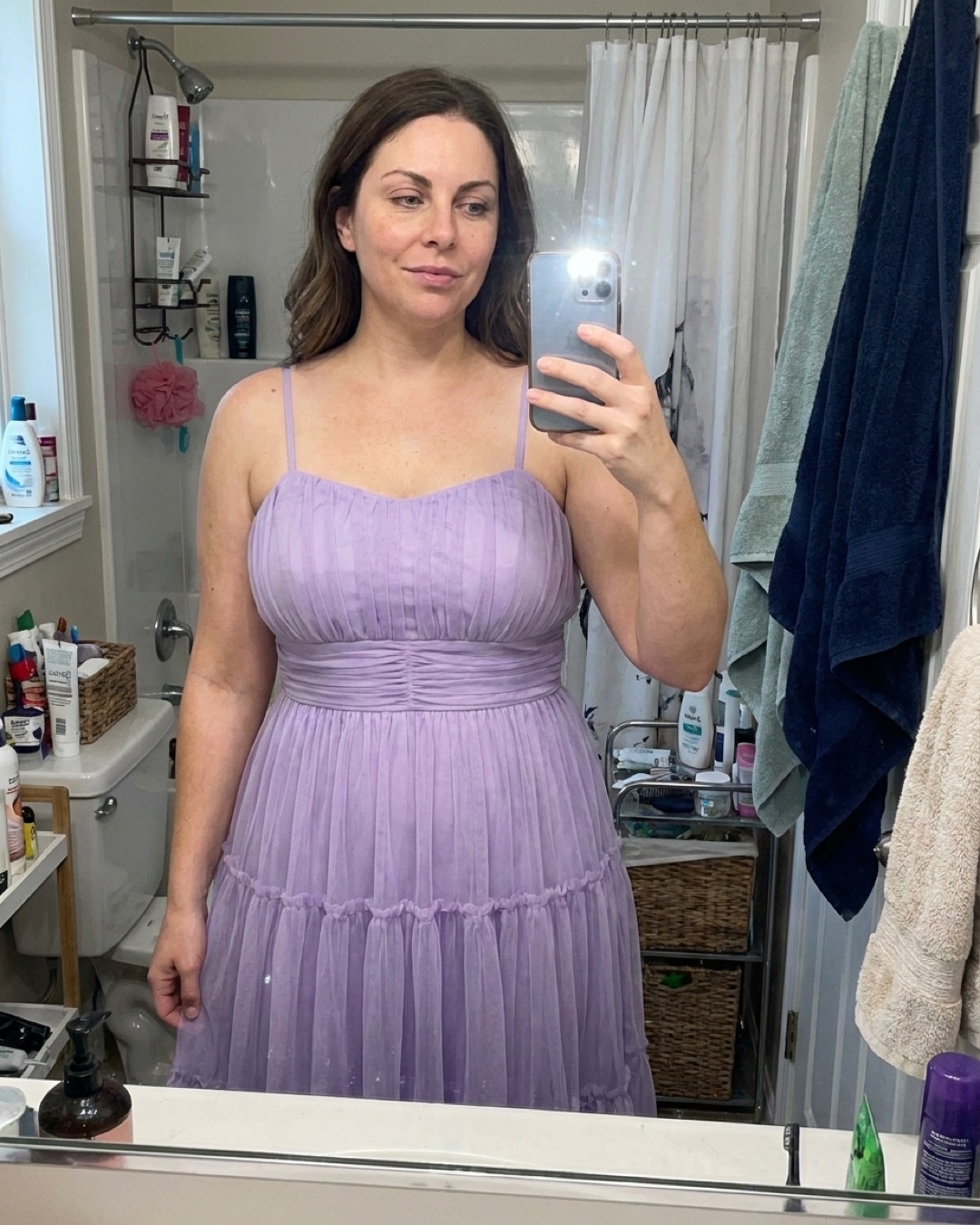 Customer selfie of the Hugo Caesar Tassi Marcia in Lavanda